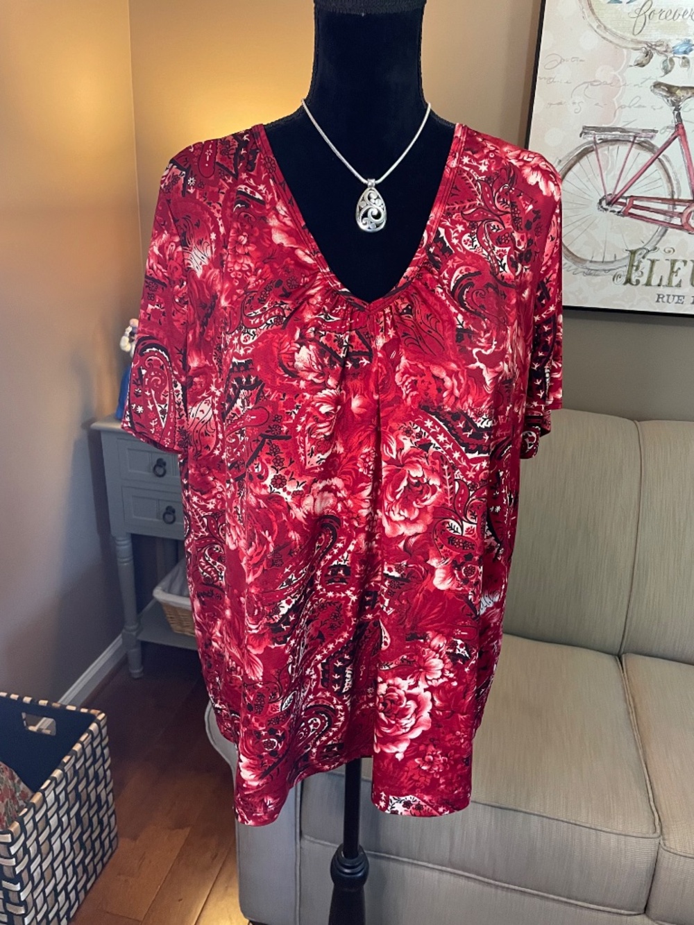 2 women's Tops, SZ XL (sold together) - Picture 4 of 8